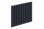 Reguliuojama panelinė siena pavėsinėms Pergola elegance/deluxe/fusion 3.6 m, juoda
