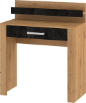 Tualetinis staliukas Meblocross Viki VIK-15 Ąžuolas Artisan/Juodas Betonas MDF, Klasikinis stilius