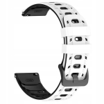 &bdquo;BestAccessories" silikoninis laikrodžio dirželis 22 mm, baltas, juodas