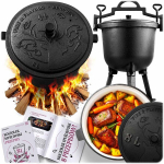 Ketaus puodas, emaliuotas puodas, 8 l, BD-481