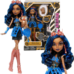 &bdquo;Monster High&ldquo; lėlė Robecca Steam, 26 cm, reprodukcija + aksesuarai ir gyvūnėlis Captain Penny Creeproduction, uniwersalny