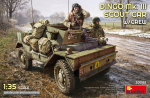 Klijuojamas modelis MiniArt 53088 Dingo Mk. III Scout Car with Crew 1/35