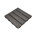 Lauko grindų danga, pilka, 30 x 30 x 2,2 cm, 10 vnt