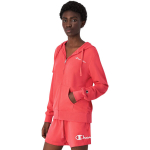 Moteri&scaron;kas džemperis Champion Full Zip Hoodie Sweatshirt, rožinis, 118099 PS203, M