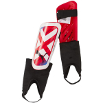 Puma Ultra Light Strap futbolo apsaugai, balti-raudoni-mėlyni 30872 05