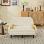 Dvivietė sofa-lova, reguliuojama atlo&scaron;o, metalinis rėmas, 2 vnt