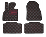 Kilimėliai QuiltyMats Citroen C3 2009-2016 (4 vnt.), Juoda-Raudona /16-14