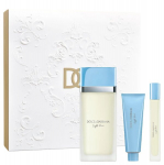 Kvapų rinkinys Dolce&Gabbana Light Blue Pour Femme EDT vaisinis aromatas, 3 dalių