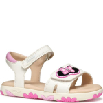 GEOX Basutės mergaitėms, Balta, Haiti sandals