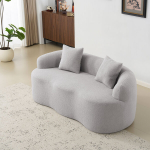 Banguota dvivietė sofa, su 2 pagalvėmis, be surinkimo, 1 vnt