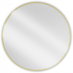 Vonios veidrodis Mexen Loft Round, 90 cm, Gold
