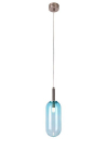Candellux pakabinamas &scaron;viestuvas Fiuggi 50133213, chromo/mėlynos spalvos