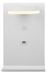 Candellux sieninis &scaron;viestuvas Compact, baltas