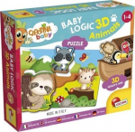 Carotina Baby Logic 3D zwierzęta 92536 LISCIANI