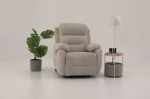 Fotelis-reglaineris Comfort Electric, kreminės spalvos