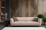Keturvietė sofa Pavia, kreminės spalvos