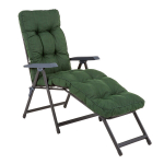Lauko gultas Lena Lounger Black Edition H024-32IB, žalias/juodas