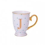 Puodelis, Alphabet dots - J, 300 ml,Bombay Duck,ta&scaron;keliai mėtinės sp.