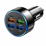 Automobilinis telefono įkroviklis, QC3.0, PD, USB, 1 vnt.