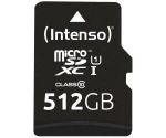 Atminties kortelė telefonui Intenso Micro SDXC UHS-I 512GB
