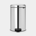 Brabantia &scaron;iuk&scaron;liadėžė NewIcon, 20 l, sidabrinės spalvos