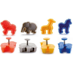 Formos sausainiams 3d safari, 4vnt/pak