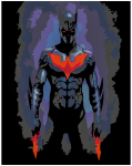 Pie&scaron;imo rinkinys pagal skaičius Batman 2 40x50