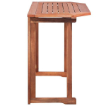 Baro stalas, 90x50x75cm, rudas, Ruda