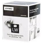 dymo popierinės etiketės, 101 mm x 54 mm, baltos, skirtos transportui, 220 vnt., 99014, s0722430