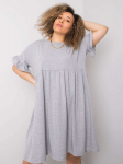 Suknelė moterims, pilka XXXXL
