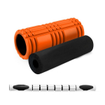 Treniruočių cilindrų rinkinys Spokey Mixroll 3in1, oranžinis