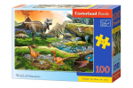 Dėlionė Dinozaurų pasaulis 100 dalių