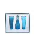 Rinkinys Davidoff Cool Water moterims: Tualetinis vanduo EDT, 100 ml + kūno losjonas, 75 ml + du&scaron;o želė, 75 ml