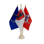 Trivietis vėliavėlių stovelis