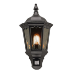 Sieninis lauko &scaron;viestuvas Elstead Lighting Medstead half MD7-PIR-BLACK