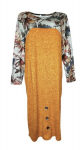Suknelė moterims Kinga, geltona, XXL/XXXL