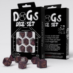 Kauliukų rinkinys Luna Q-Workshop Dogs Dice Set, EN