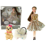 Lėlė Emily Leantoys, su &scaron;unimi