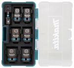 Makita smūginių lizdų rinkinys 1/2" + adapteris 6 vnt.