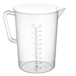 Polipropileninis matavimo ąsotis su skale 2 l, skaidrus