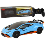 Nuotoliniu būdu valdomas automobilis Lamborghini Huracan Rastar, mėlynas