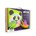 3D spalvinimo moliu rinkinys Okto Panda, 30x30 cm