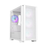 Korpusas Montech AIR 100 ARGB, Micro-ATX, Tempered Glass - white