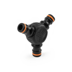 Tri&scaron;akis žarnų jungtuvas 3 jungtims Bradas BLACK LINE SOFT