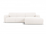 Keturvietė de&scaron;ininė sofa Windsor & Co Lola, 250x170x72 cm, balta