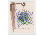 Siuvinėjimo kryželiu rinkinys, RTO, 12,5x15,5 cm, M1001