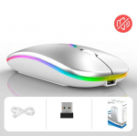 Belaidė RGB pelė, sidabrinė