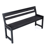 Sodo suoliukas DM Grili Duo Comfort, juodas