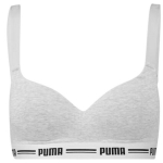 Sportinė liemenėlė moterims Puma Padded Top 1P Hang Sports Bra W 907863 03, pilka