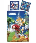 Vaiki&scaron;kas patalynės komplektas Sonic the Hedgehog, 100&times;135, 3 dalių